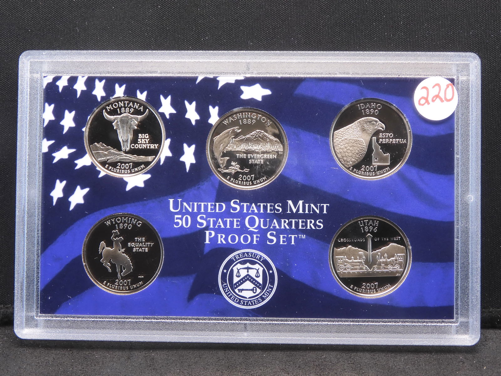 2007-S Statehood Proof Quarter Set (1 of 4)