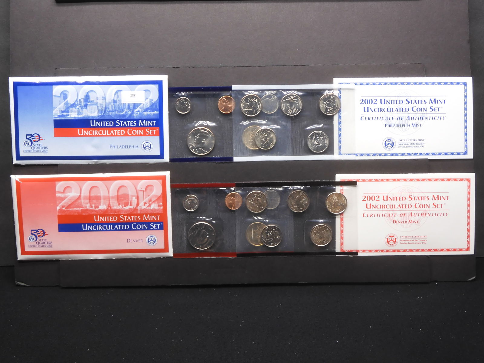 2002-P&D Uncirculated Mint Set OGP (1 of 11)