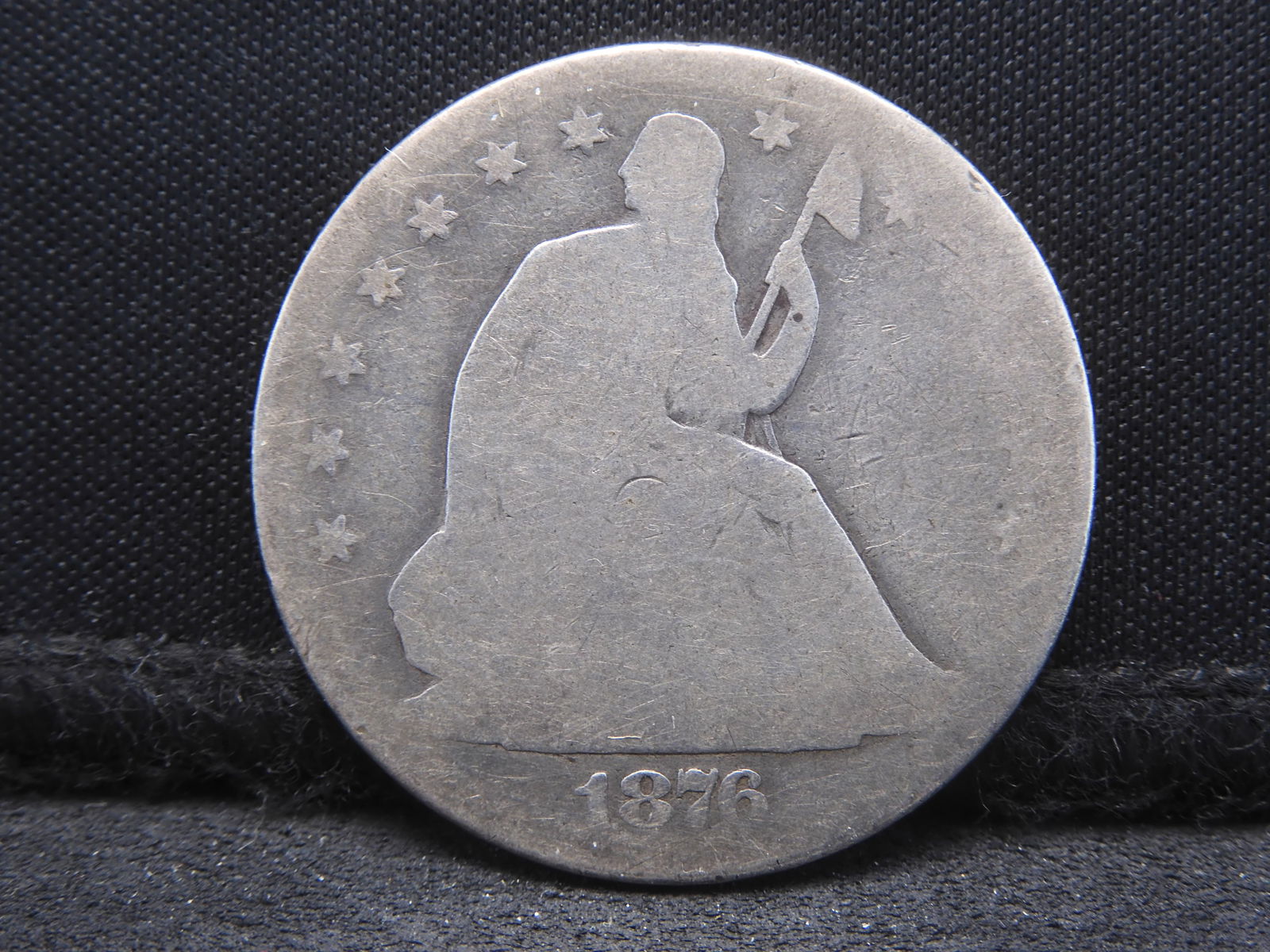 1876-CC Seated Liberty Half Dollar - Semi-Key! (1 of 2)