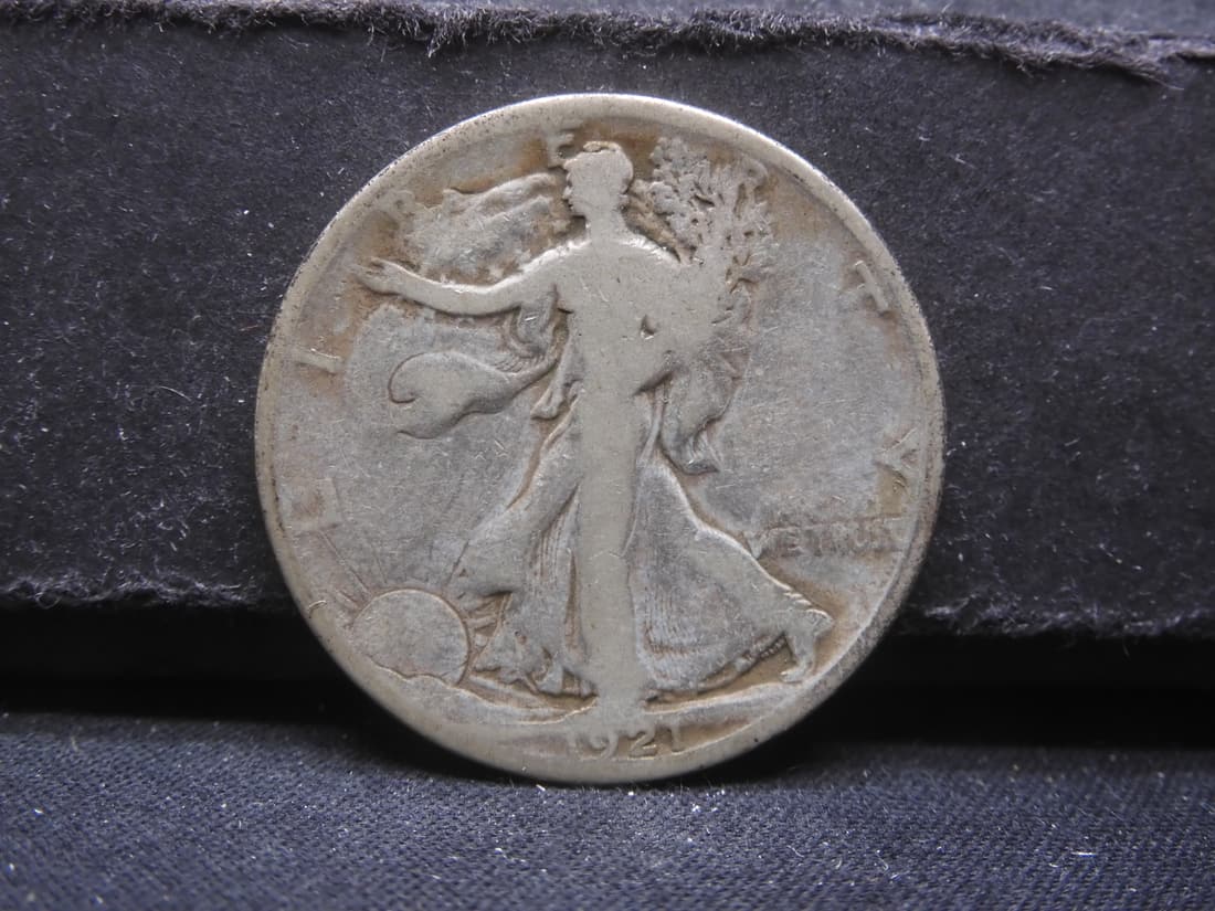 1921-S Key Date! Walking Liberty Half Dollar (1 of 2)