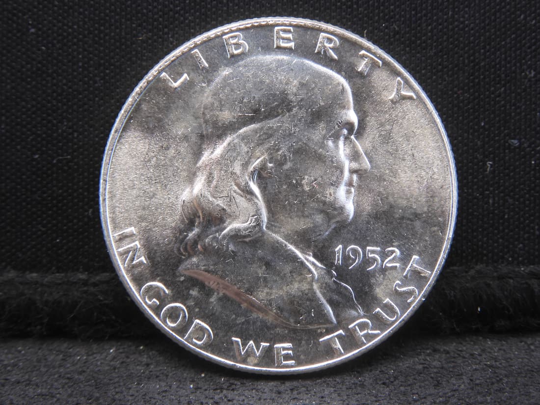 1952-D Franklin Half Dollar - BU (1 of 2)