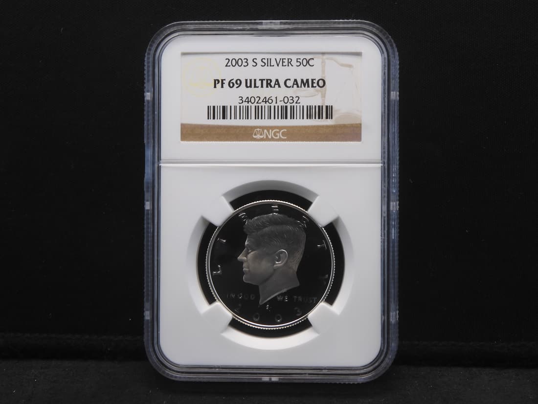2003-S SILVER Kennedy Half Dollar - NGC PF69 Ultra Cameo (1 of 4)