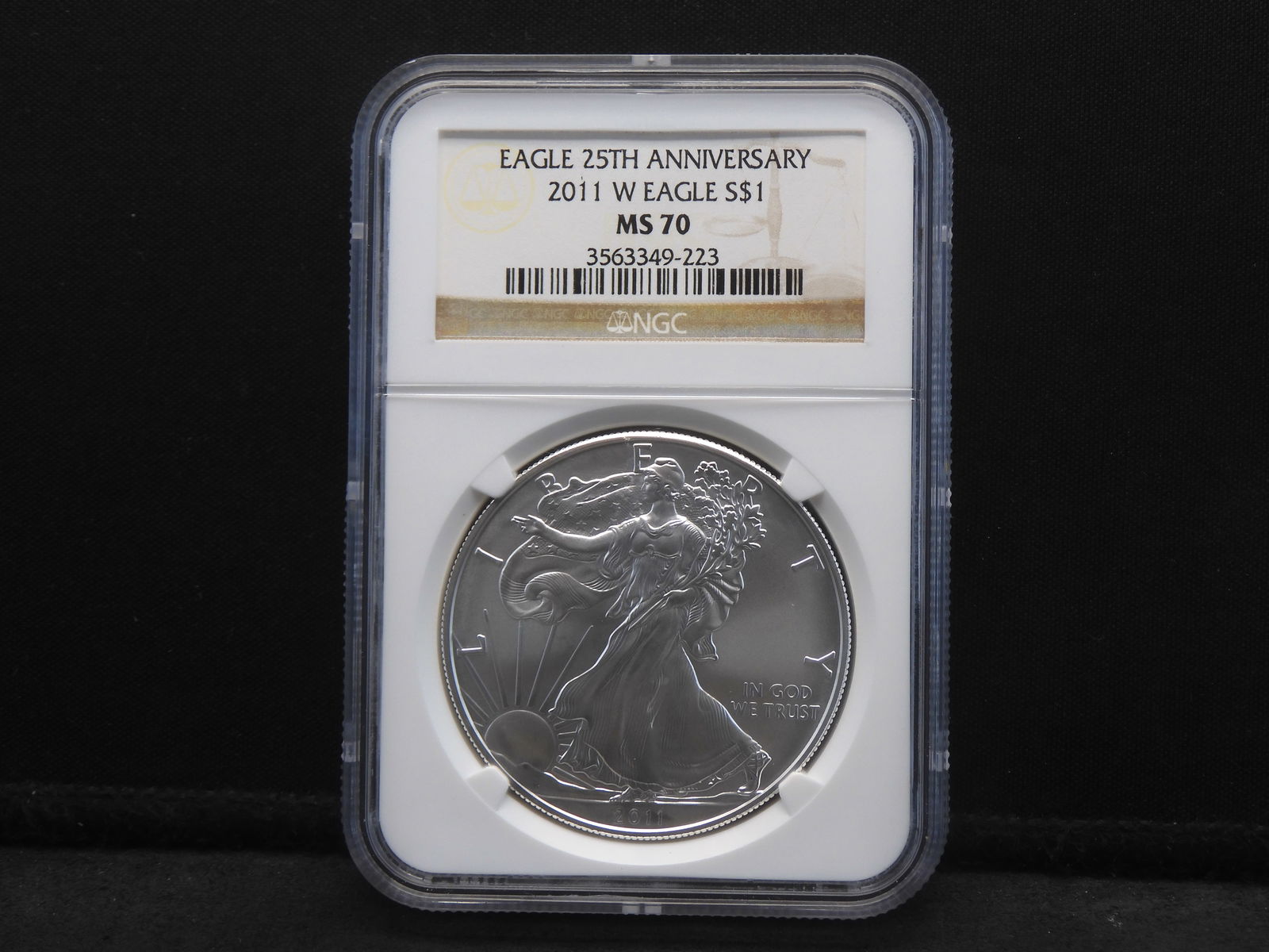 2011-W American Silver Eagle - NGC MS70 - 25th Anniv. (1 of 4)