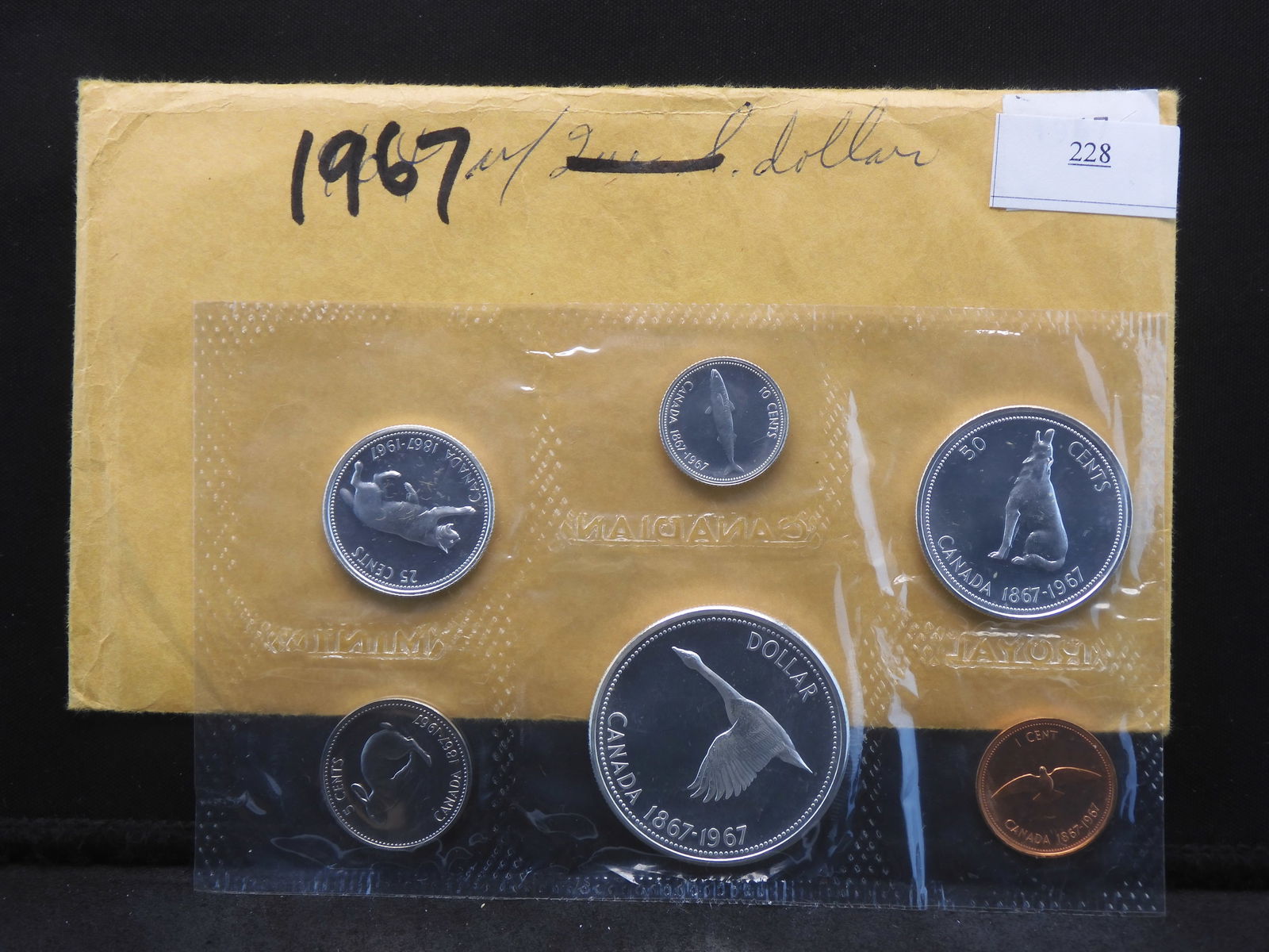 1967 Canadian Uncirculated Silver Set OGP (1 of 3)