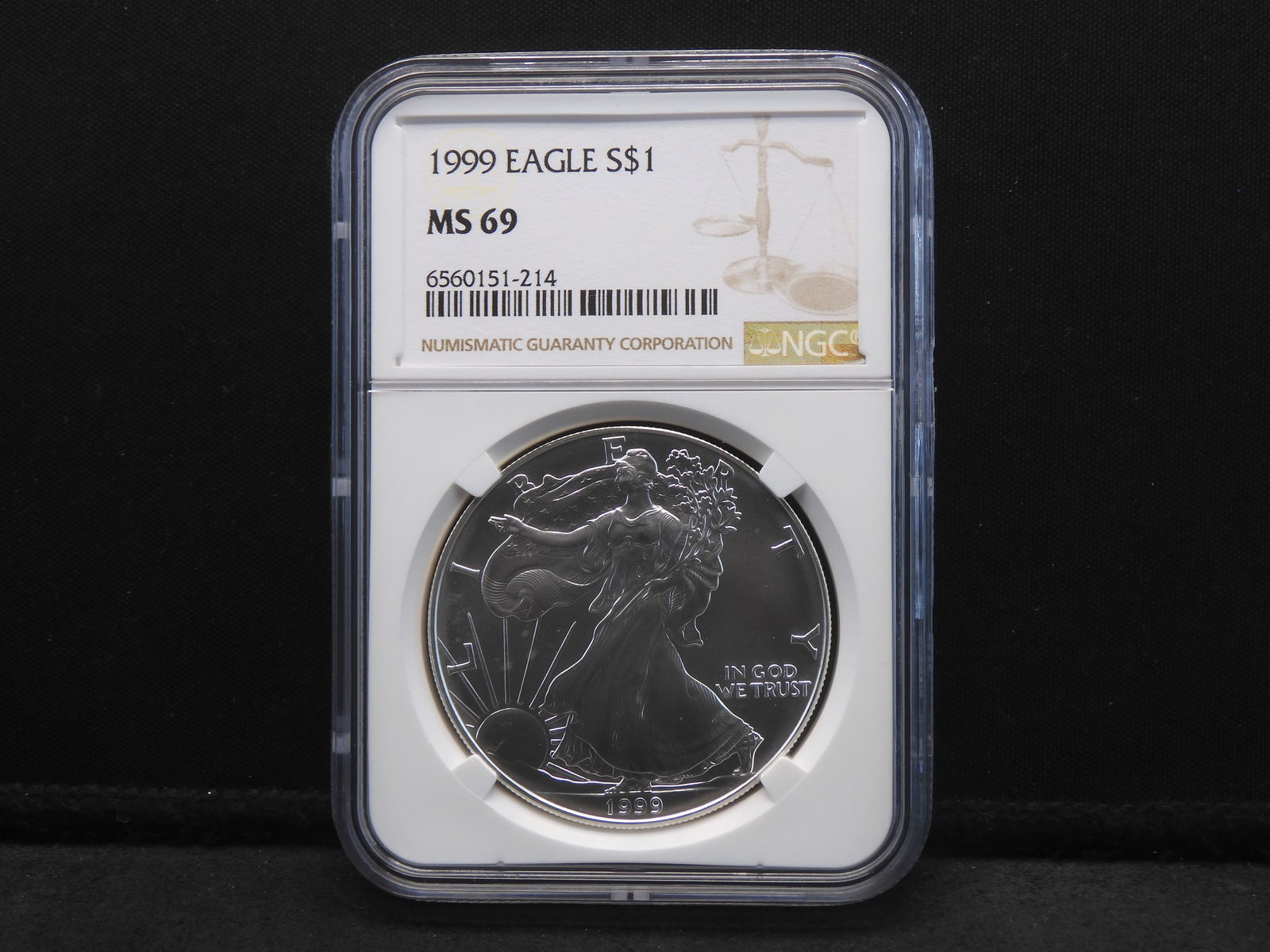 1999 American Silver Eagle - NGC MS69 (1 of 4)