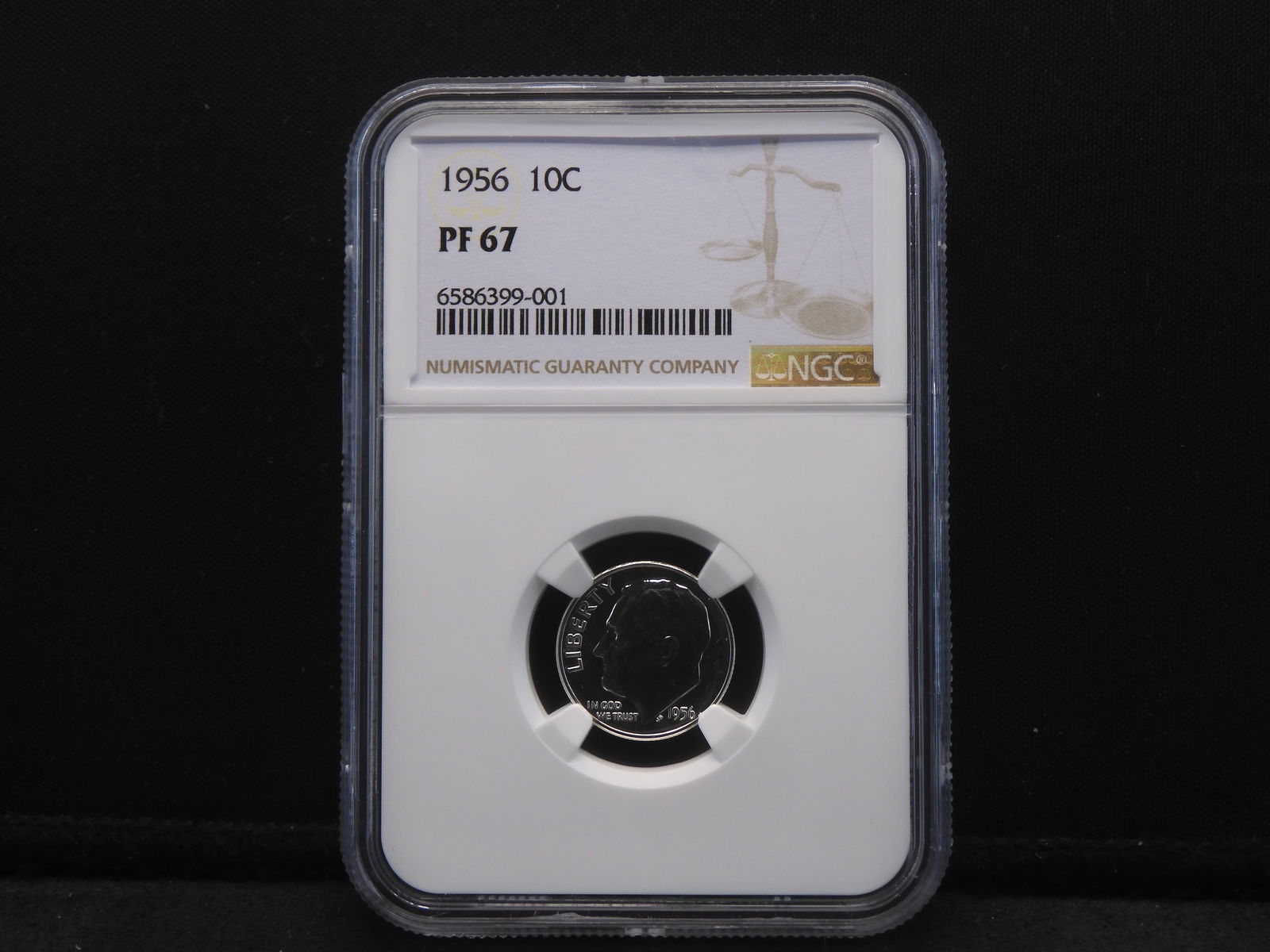 1956 Roosevelt Dime - NGC PF67 (1 of 4)