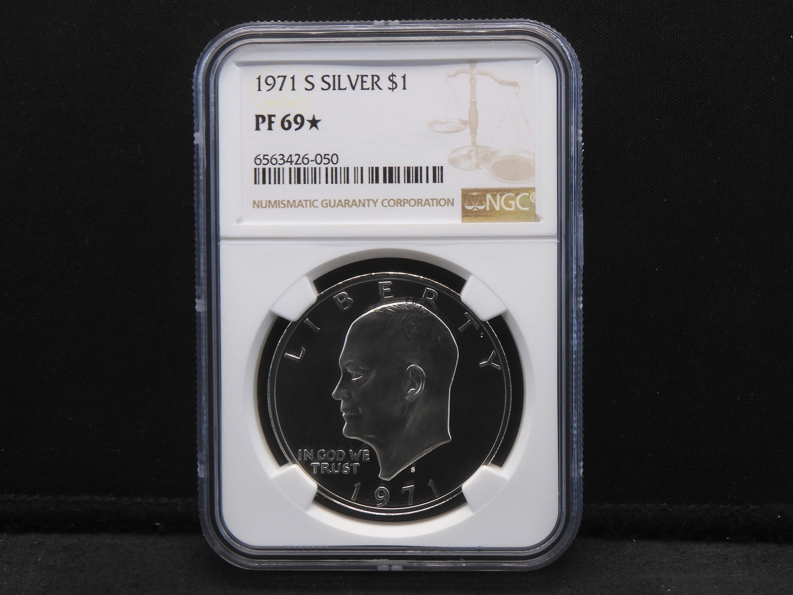 1971-S Eisenhower Silver Dollar - NGC PF69* (1 of 4)