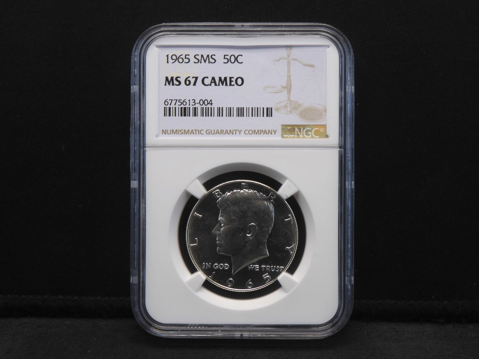 1965 SMS Special Mint Set Kennedy Half Dollar - NGC MS67 CAMEO (1 of 4)