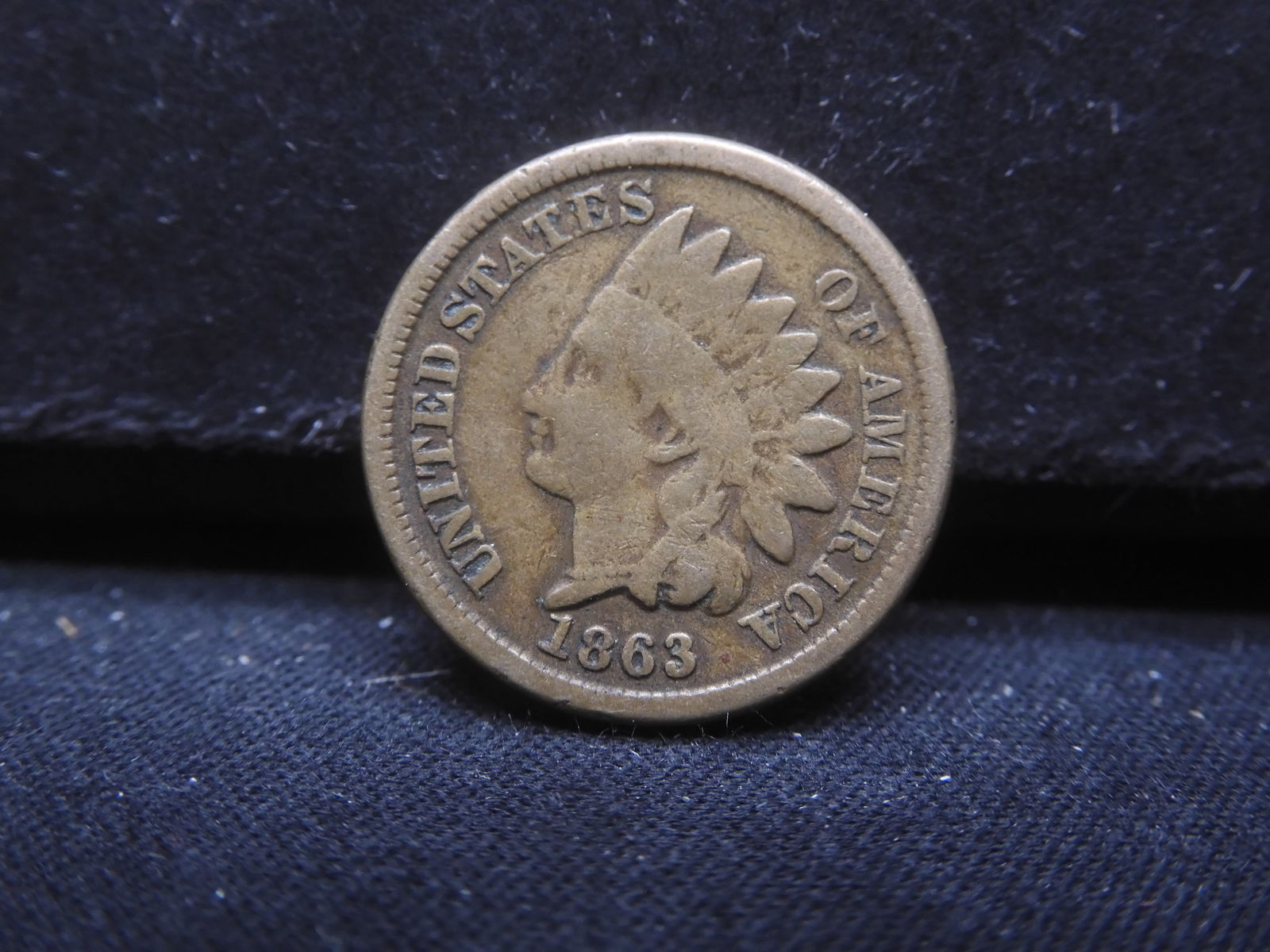 1863 Indian Head Cent. Better Date. Civil War Year (1 of 2)