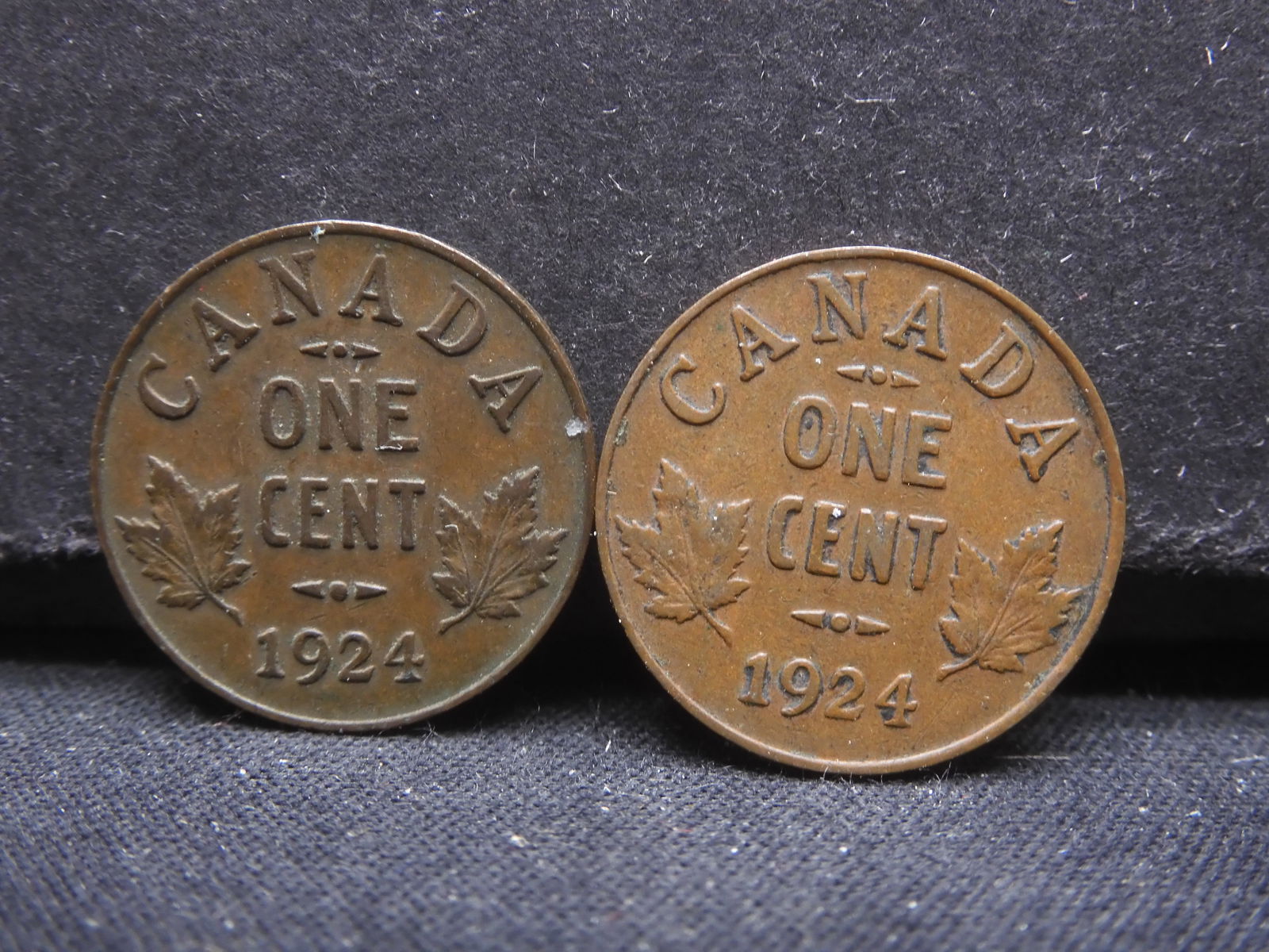 (2) 1924 Canada Cents (1 of 2)