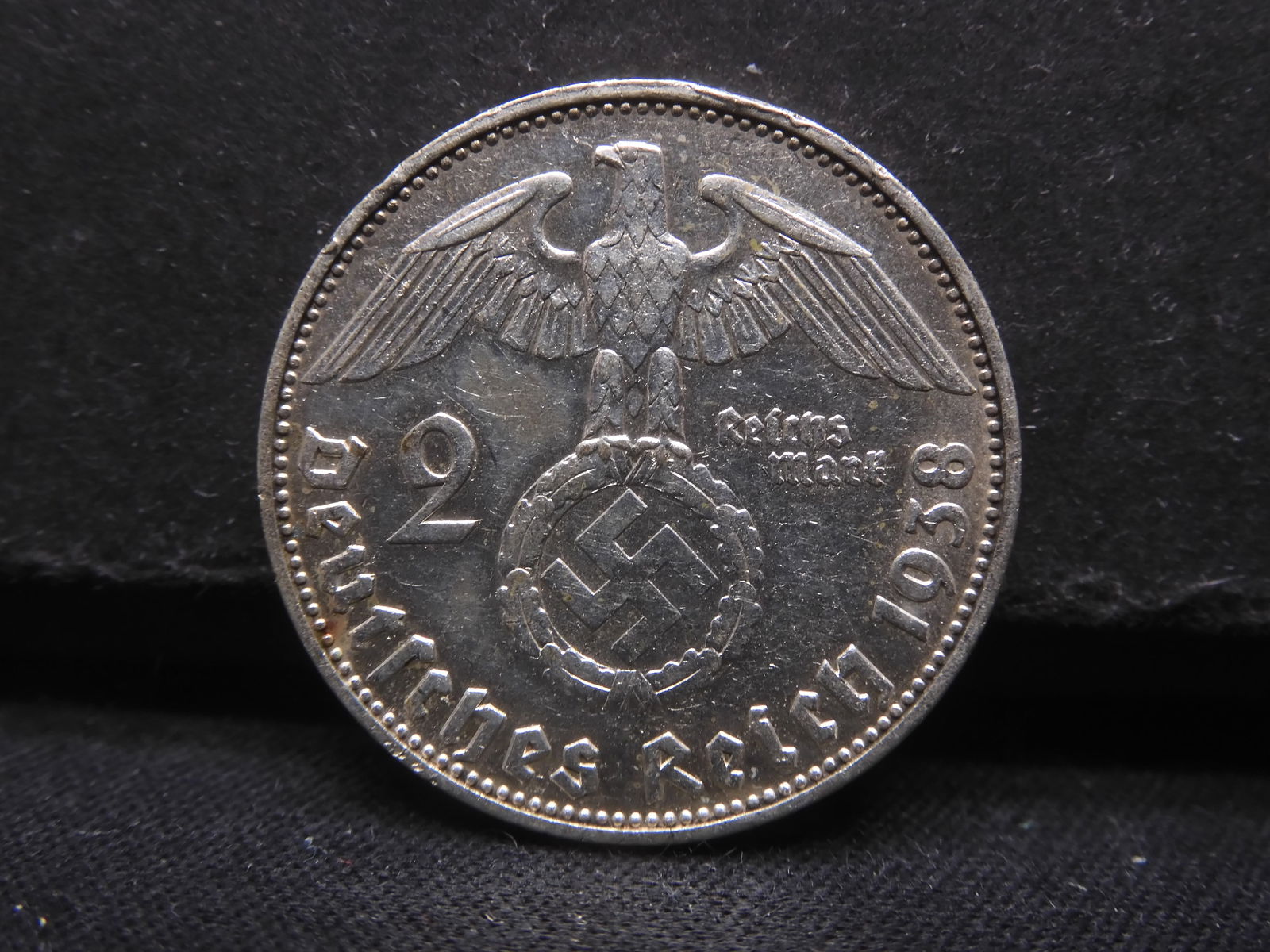 Germany 1938-E 2 Reichsmark .625 Silver (Historic Symbol) (1 of 2)