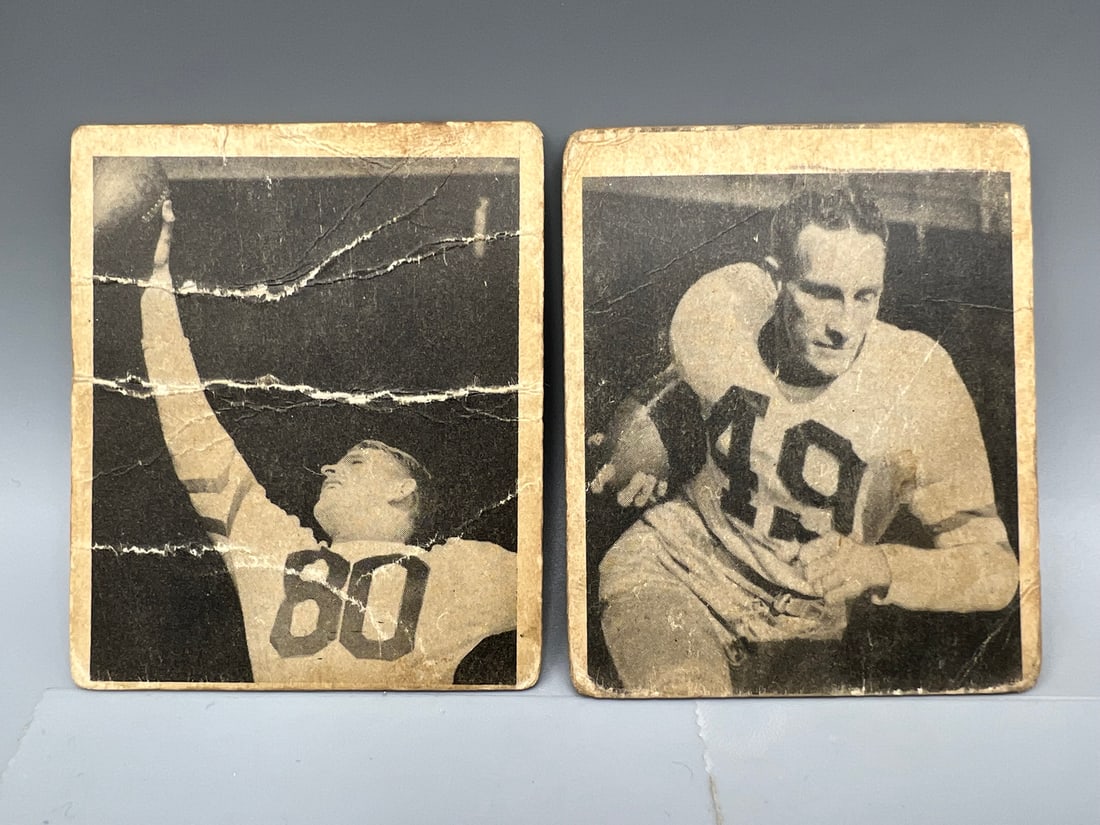 1948 Bowman Neil Armstrong RC #52 & Pat McHugh RC #25 (1 of 2)