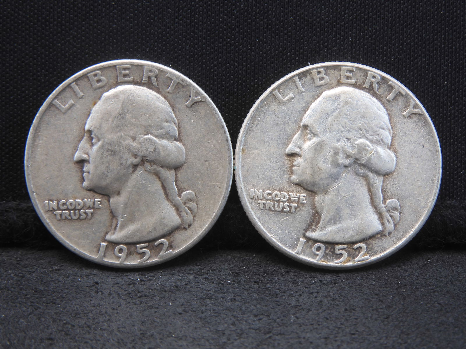 (2) 1952 Washington Quarters (1 of 2)