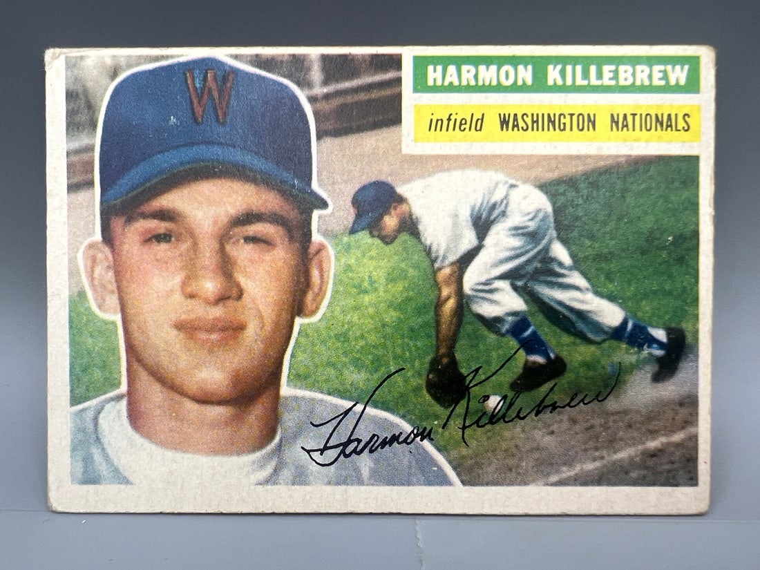 1956 Topps #164 Harmon Killebrew - 2nd Year Card (1 of 2)