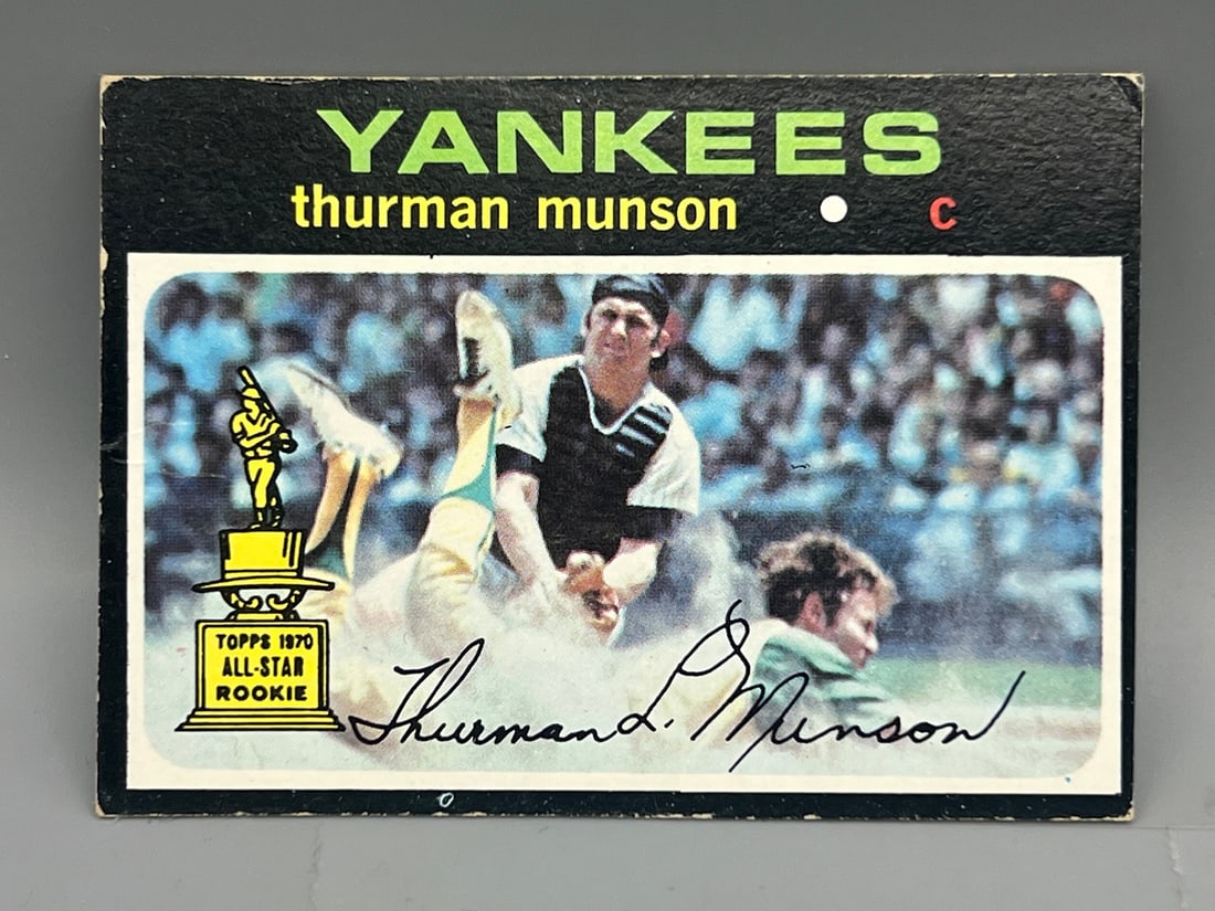1971 Topps #5 Thurman Munson 2nd Year (1 of 3)