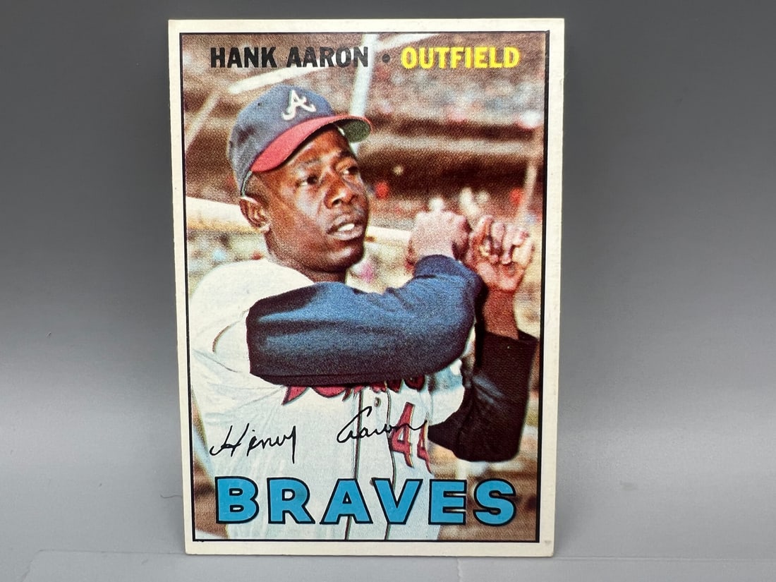 1967 Topps #250 Hank Aaron (1 of 3)
