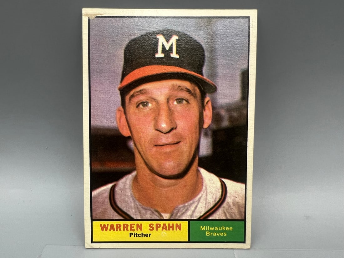 1961 Topps #200 Warren Spahn (1 of 2)