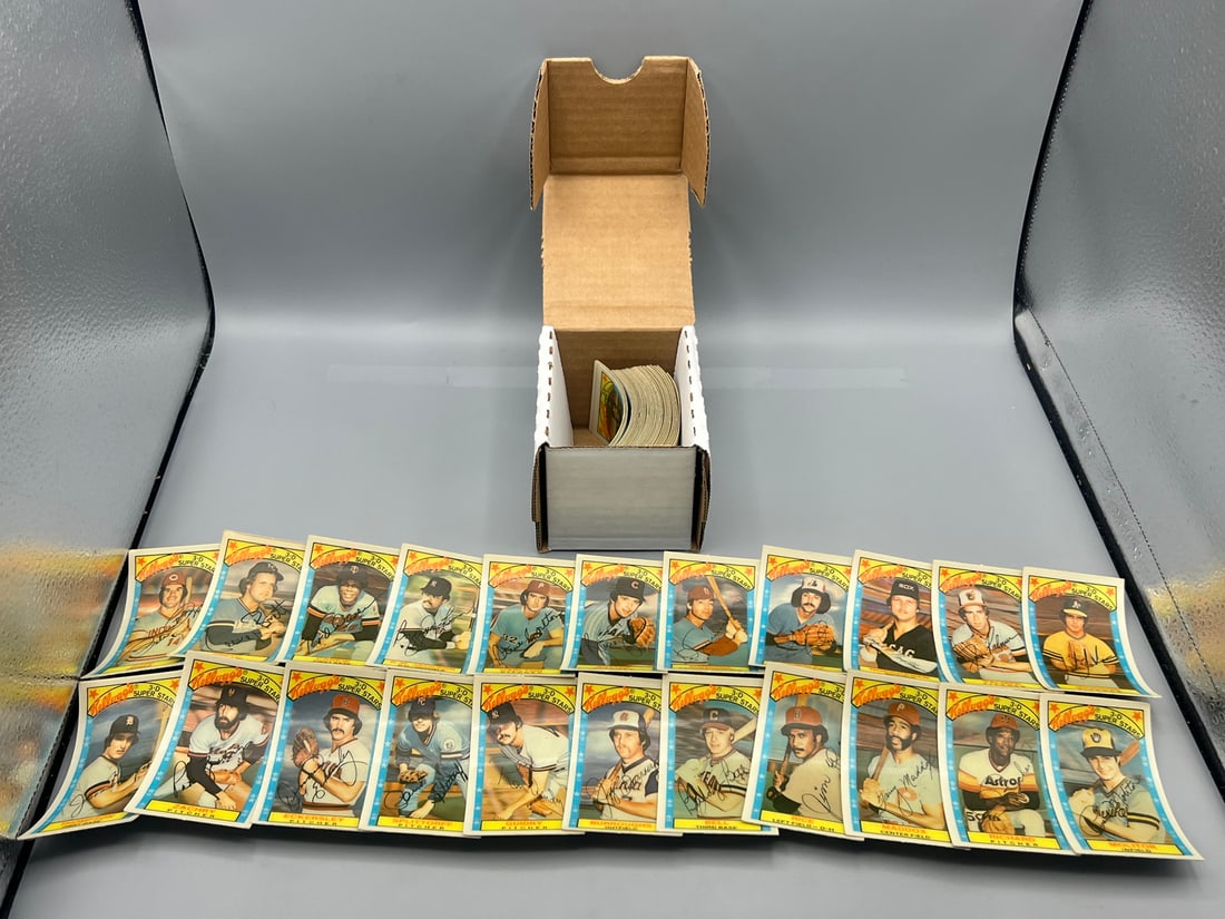 1979 Kellogg's 3-D Super Stars Cards Near Set 57/60 w/ Pete Rose & George Brett (1 of 3)