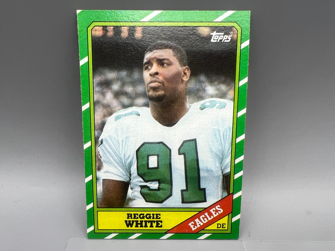 1986 Topps #275 Reggie White (HOF) / Eagles - Rookie (1 of 2)