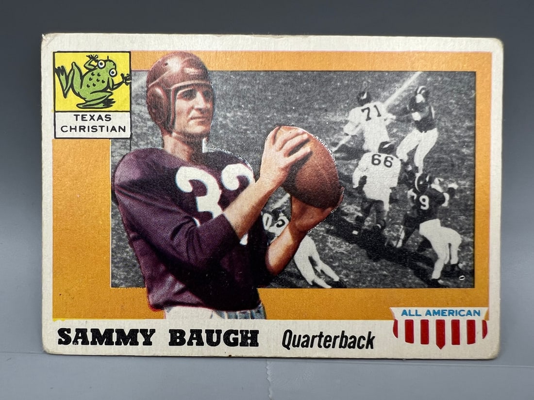 1955 Topps All-American #20 Sammy Baugh / TCU (HOF) (1 of 2)