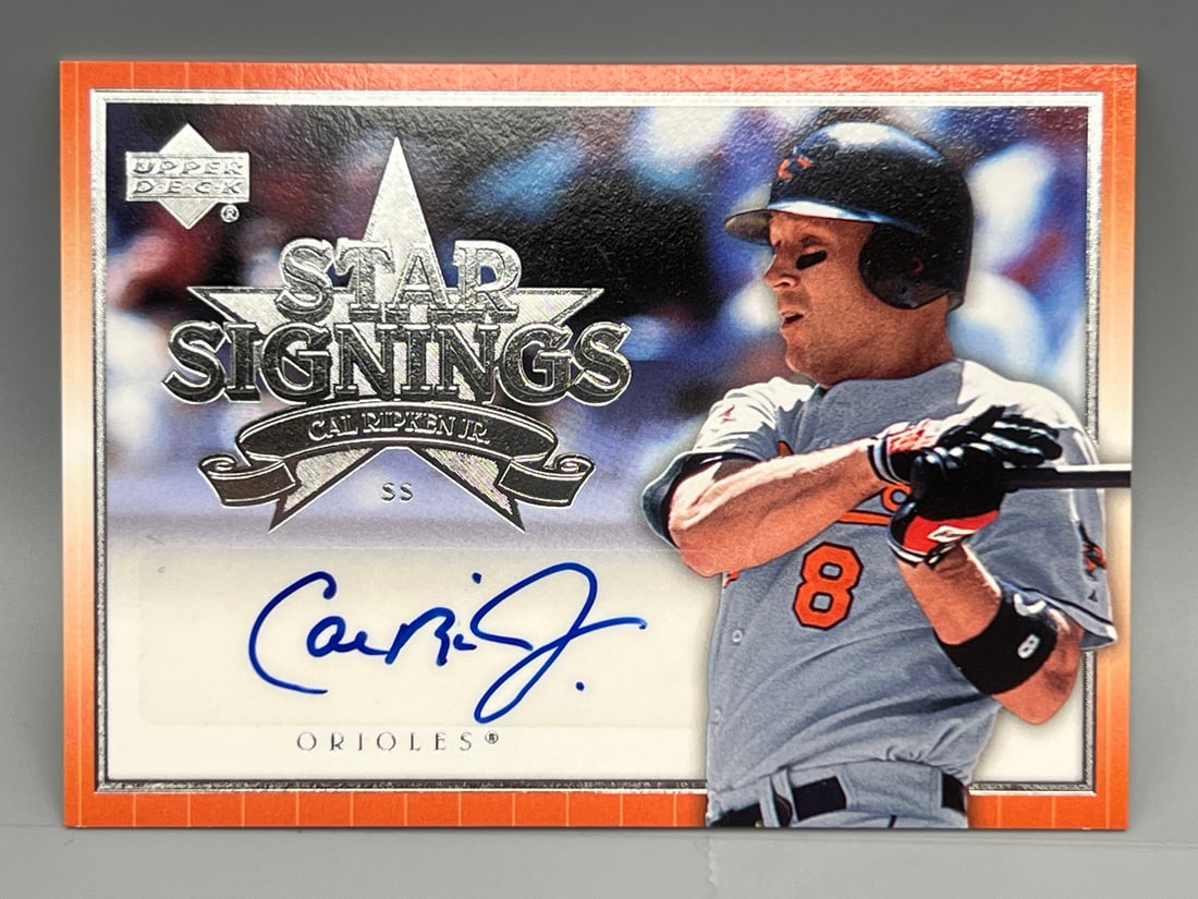 2007 Upper Deck Star Signings #SS-CR Cal Ripken Jr. Auto (1 of 2)