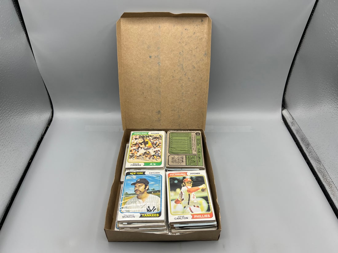 1974 Topps Baseball West Corp. Cello Fun Pack Complete 20 Pack Box W/ Rollie Fingers, Thurman (1 of 3)