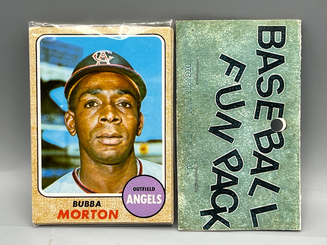 1968 Topps Baseball Unopened West Corp. Cello Fun Pack (1 of 2)