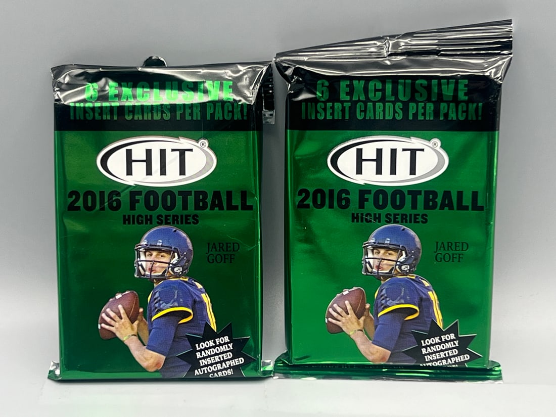 2016 Sage Hit Football High Series Unopened Pack Lot of 2 - Possible RCs of Dak Prescott, Tyreek (1 of 2)