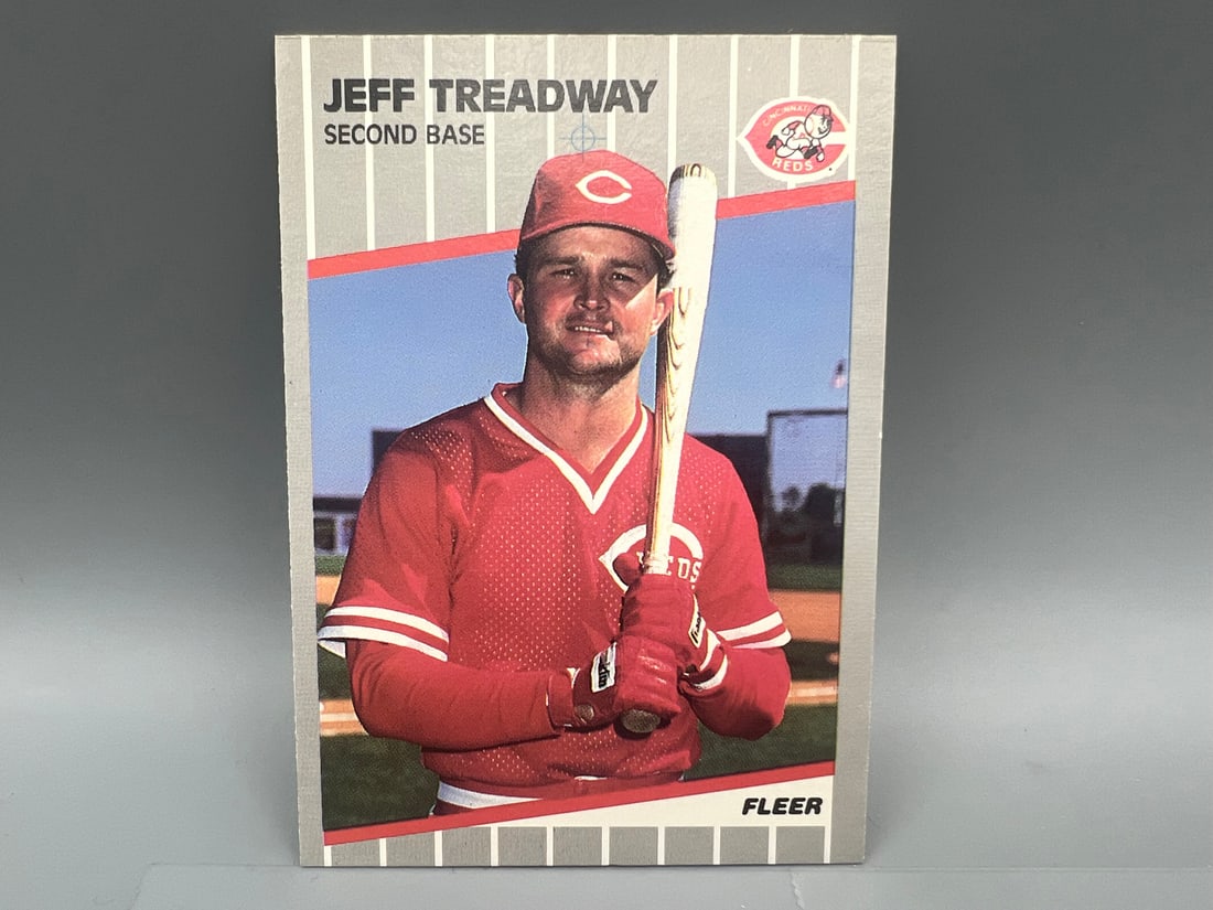 1989 Fleer Jeff Treadway - Target error - Hard to find: 1989 Fleer Jeff Treadway - Target error - Hard to find