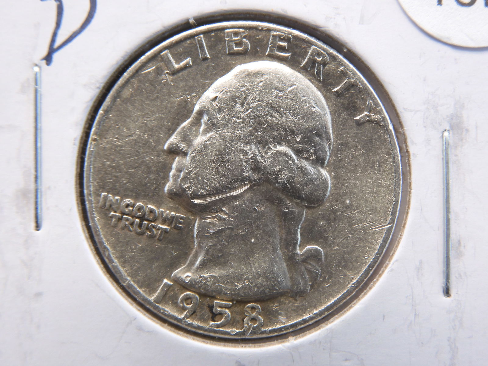 1958-D Silver Washington Quarter - Vietnam War Era! - Nice Details! (1 of 3)