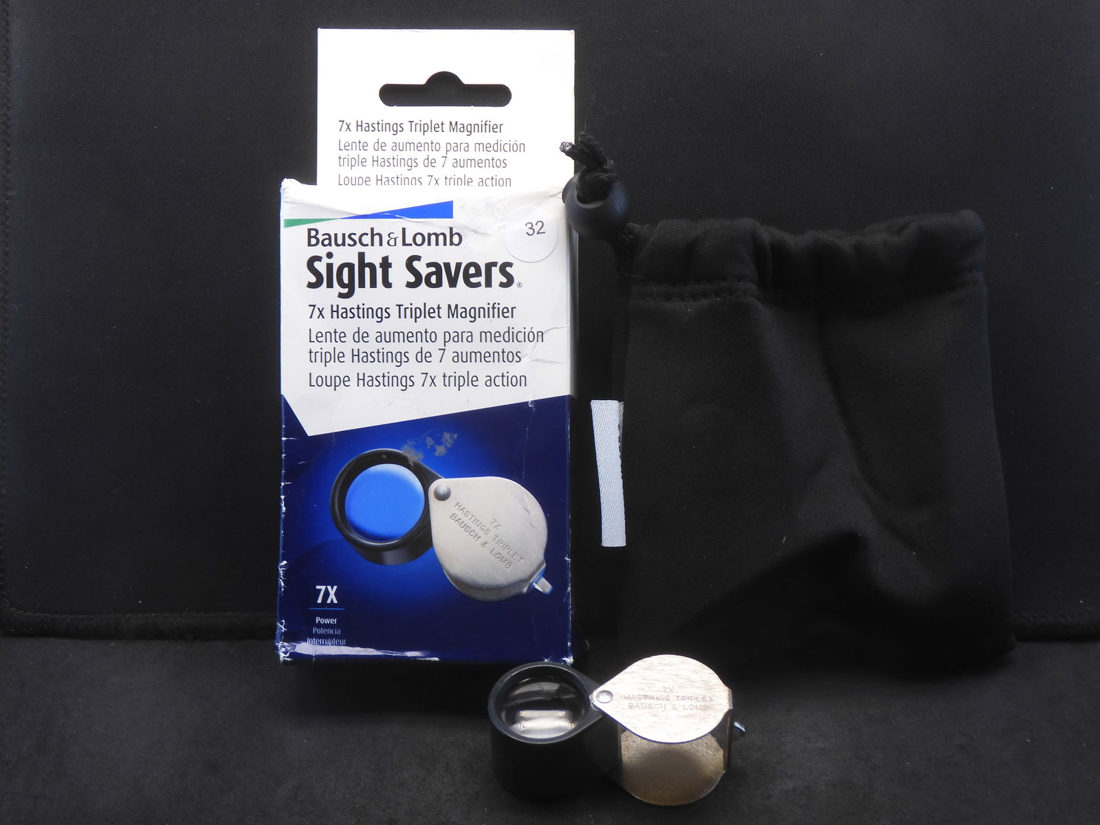 Bausch & Lomb Sight Savers 7X Hastings Triplet magnifier. Brand new in box.: Bausch & Lomb Sight Savers 7X Hastings Triplet magnifier. Brand new in box.
