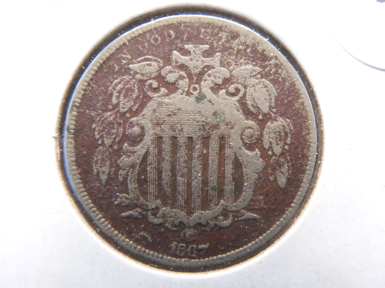 1867 Shield Nickel: 1867 Shield Nickel