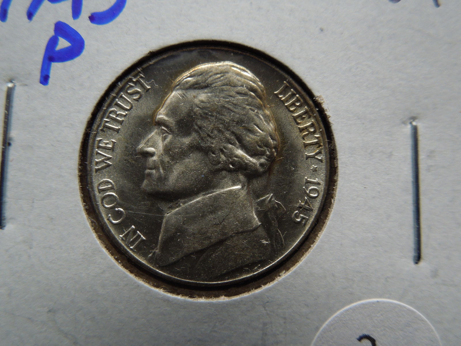 1945-P CH BU Jefferson War Nickel. 35% Silver. HIGH GRADE (1 of 3)