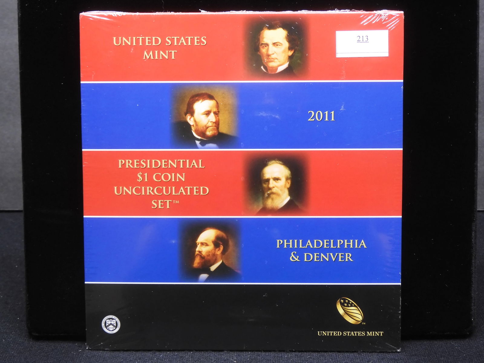 2011-P&D Uncirculated Presidential Dollar Set - 8 Coins - OGP (1 of 6)