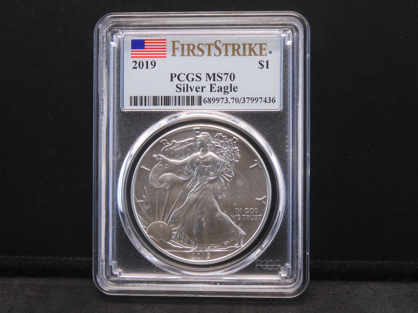 2019 American Silver Eagle - PCGS MS70 - First Strike (1 of 4)