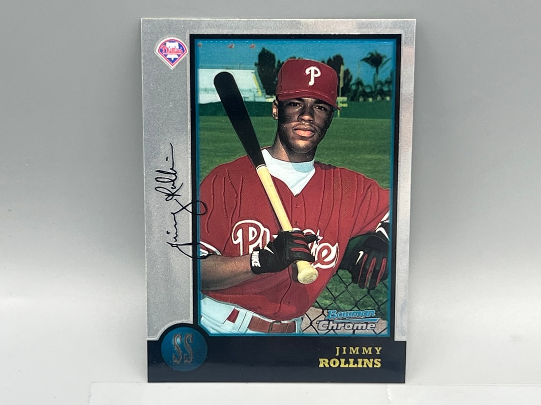 1998 Bowman Chrome Jimmy Rollins RC #181 (1 of 2)