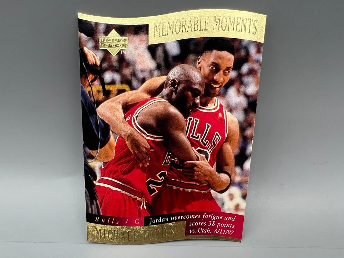 1998 Upper Deck Michael Jordan Memorable Moments Flu Game #1 (1 of 2)