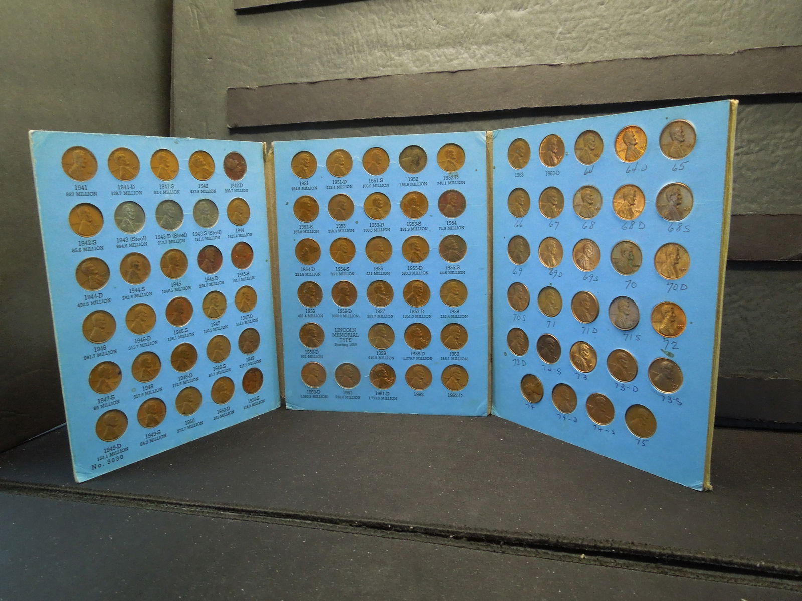 Lincoln Cents Set 1941-1974 Complete (1 of 8)