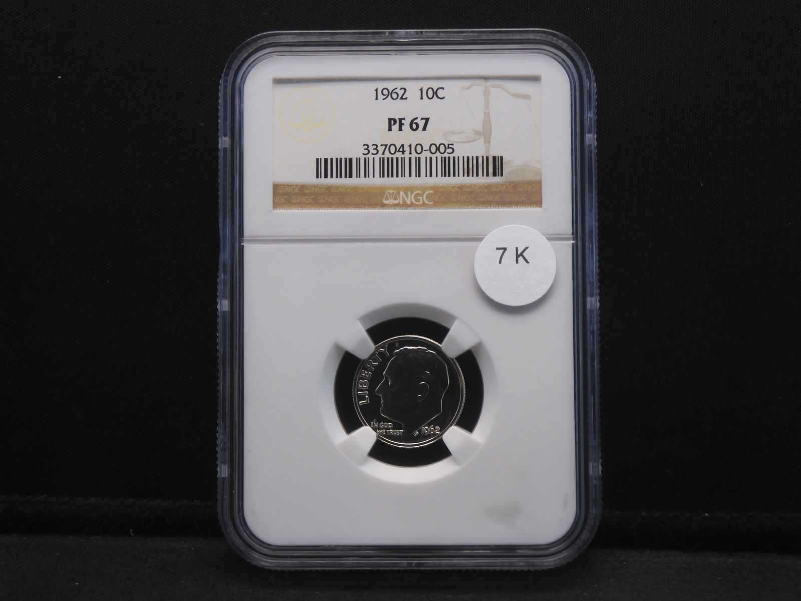 1962 (SILVER) NGC PF 67 - Roosevelt Dime (1 of 4)