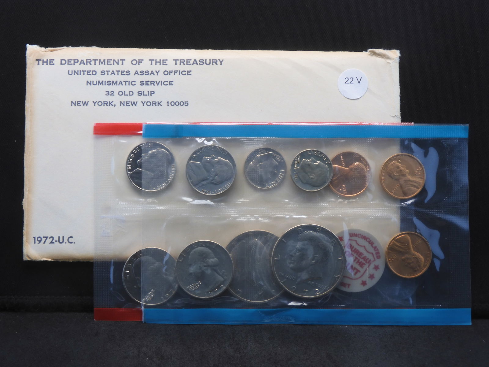 1972 P&D UNC US Mint Set (1 of 5)
