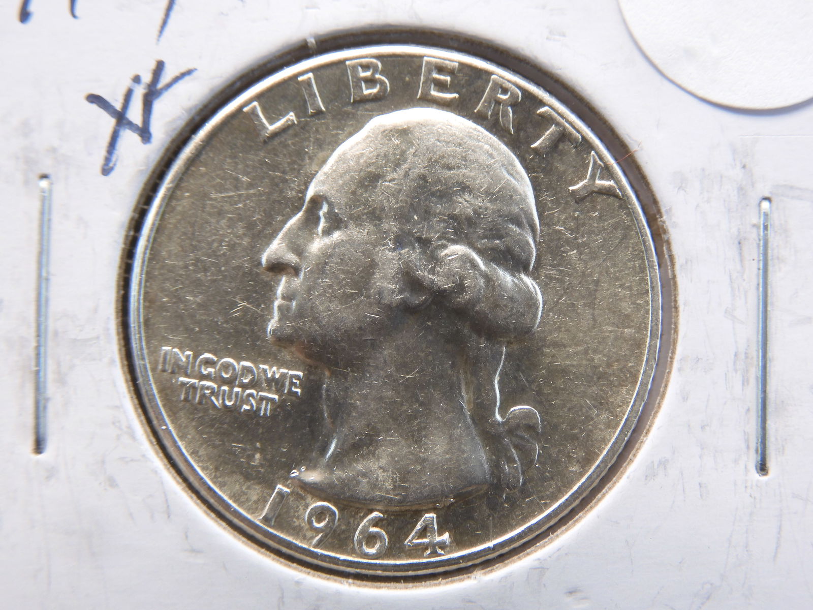 1964 Silver Washington Quarter - Vietnam War Era! (1 of 3)