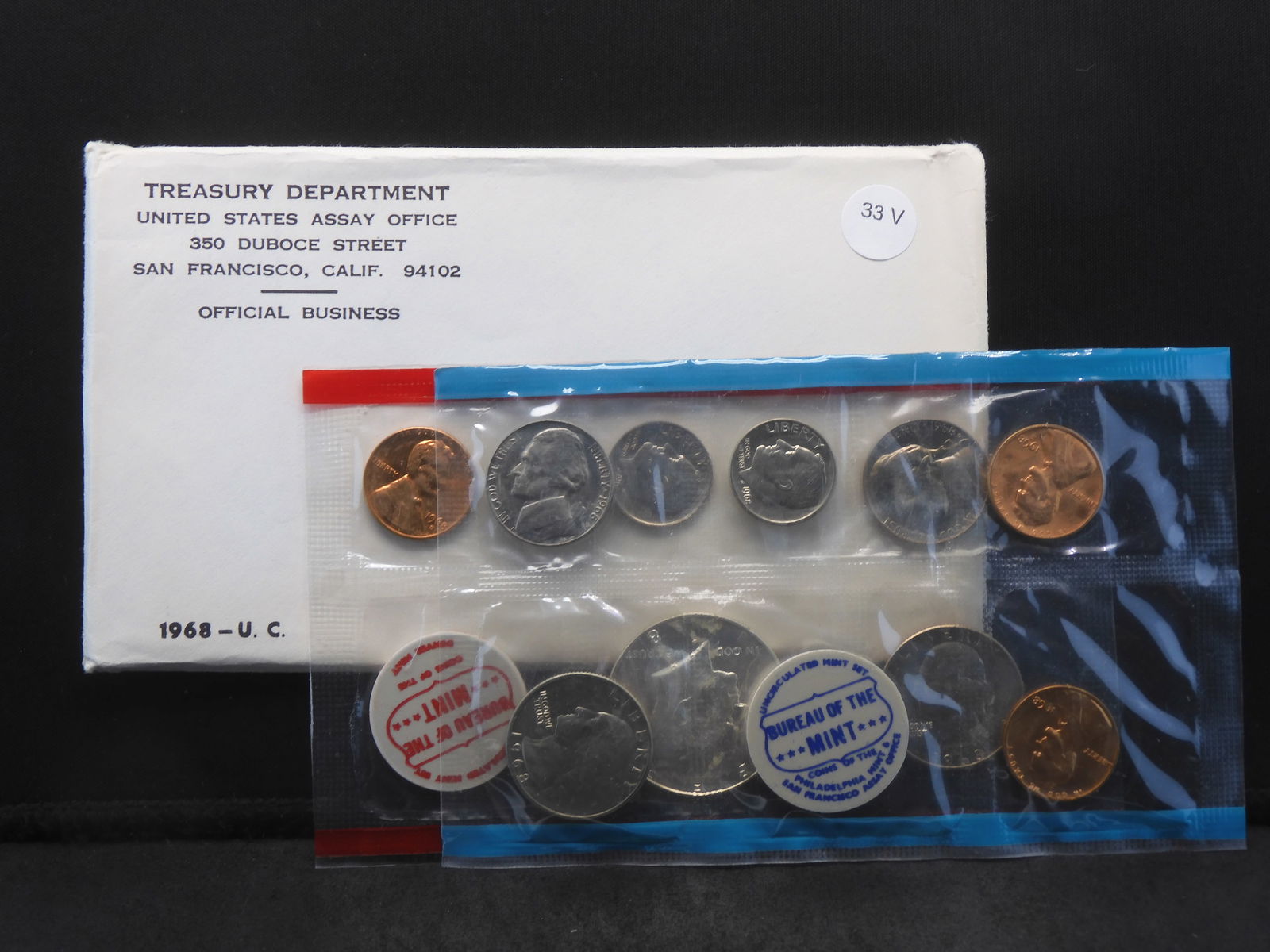 1968 P&D UNC US Mint Set (1 of 5)