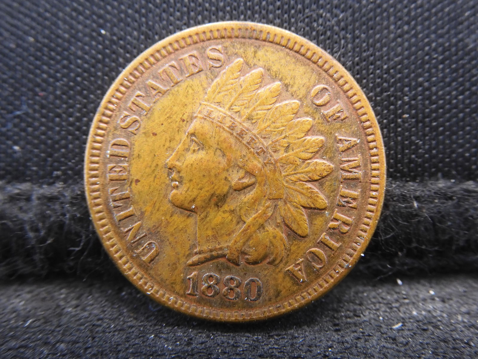 1880 Indian Cent.  Uncirculated. (1 of 3)