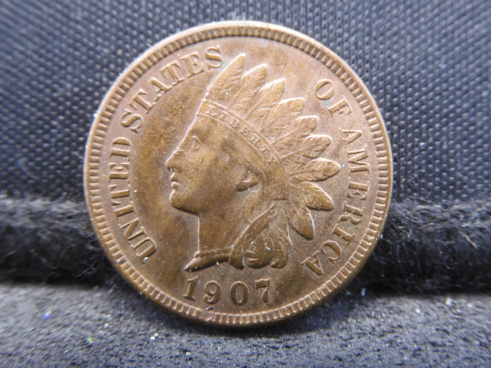 1907 Indian Cent.  Uncirculated. (1 of 3)