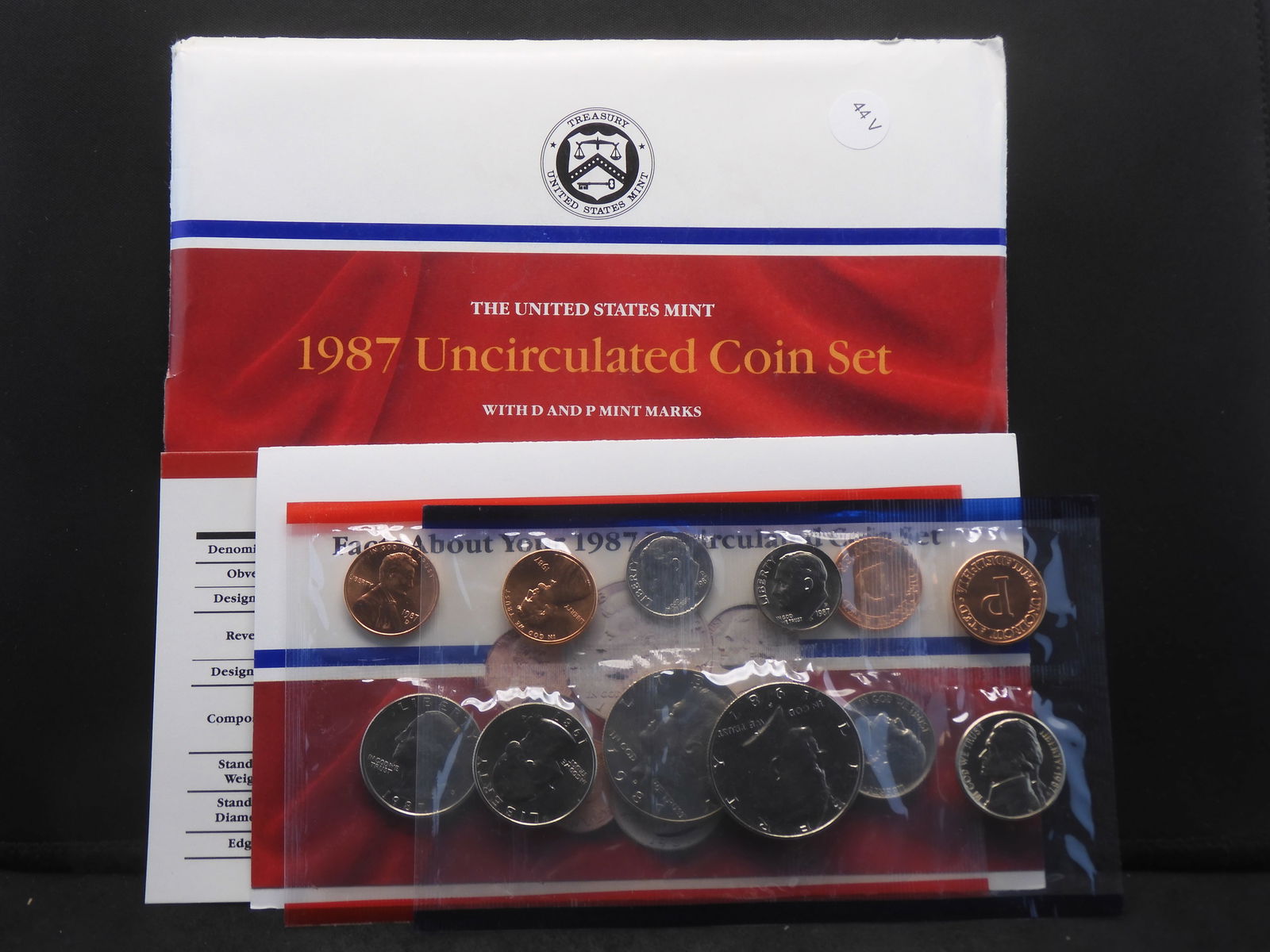 1987 P&D UNC US Mint Set (1 of 6)