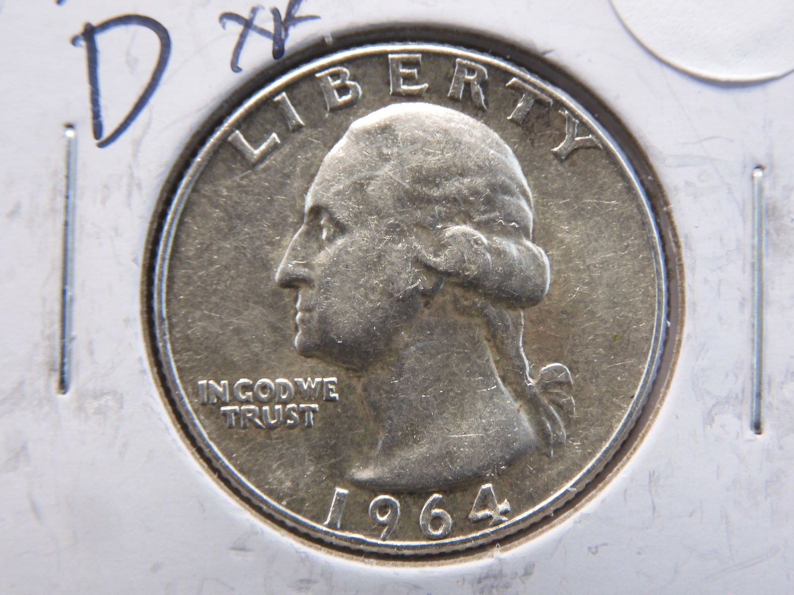 1964-D Silver Washington Quarter - Vietnam War Era! (1 of 3)