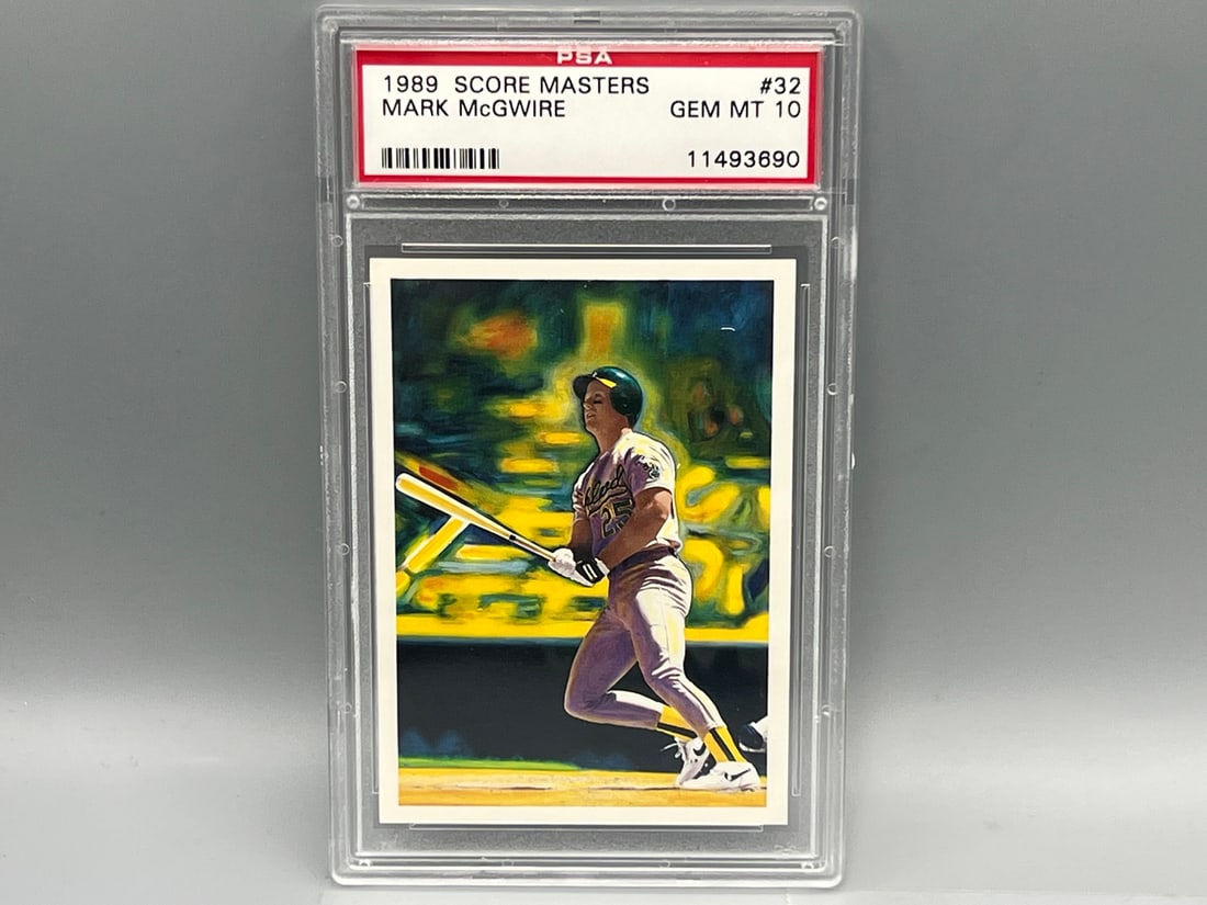1989 Score Masters Mark McGwire #32 PSA Gem Mint 10 (1 of 2)