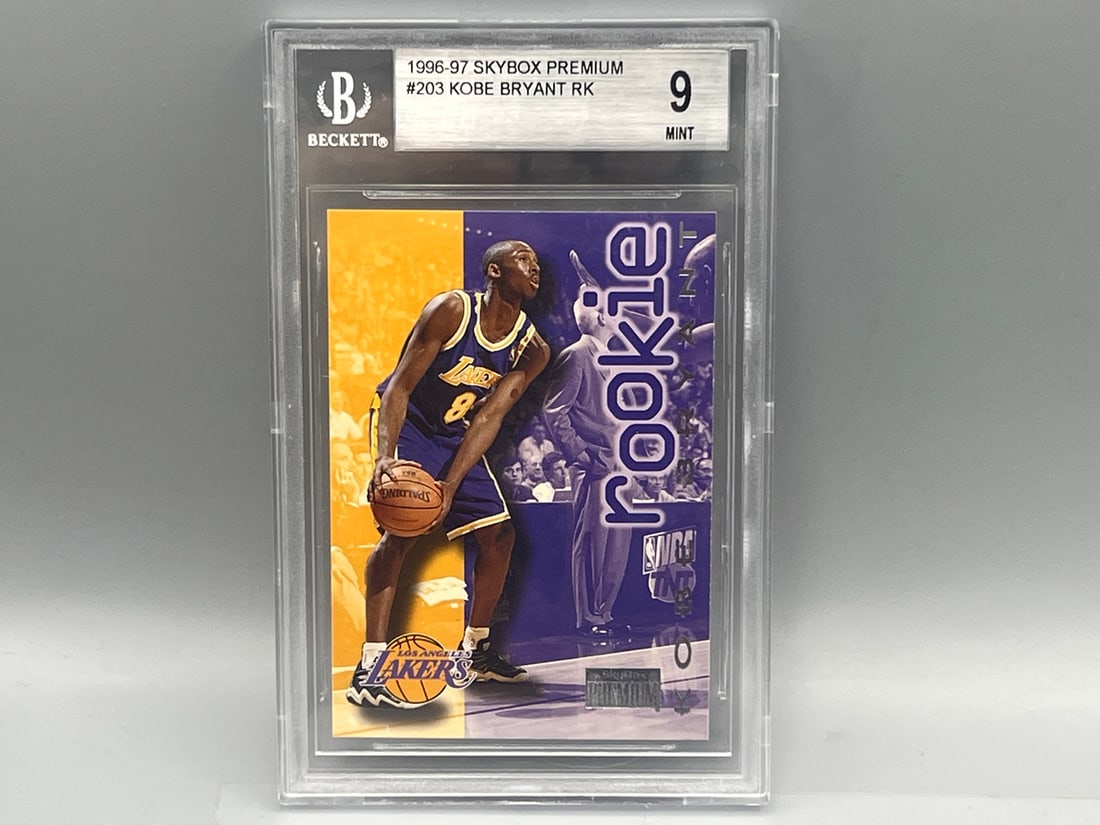 1996-97 Skybox Premium Kobe Bryant RC #203 BGS Mint 9 (1 of 2)