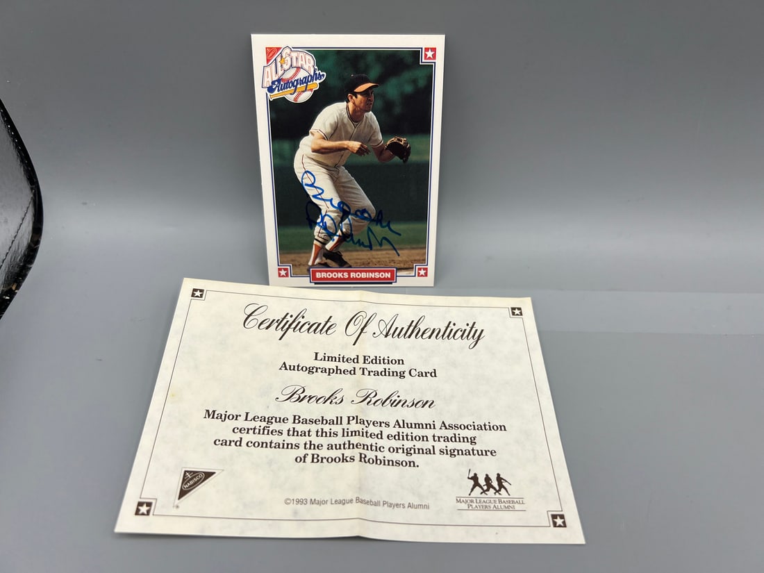 1993 Nabisco All Star Brooks Robinson On Card Auto W/ COA (1 of 4)