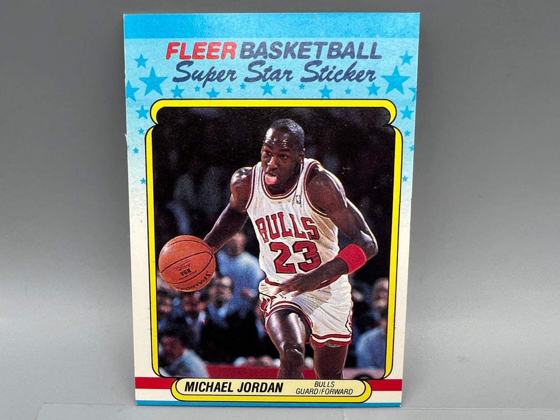 1988 Fleer Michael Jordan Sticker #7 (1 of 2)